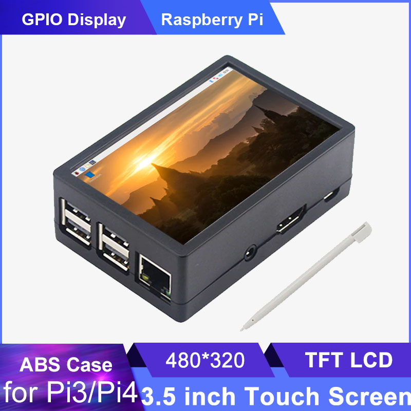 Raspberry Pi 4 - 3.5 inch Raspberry Pi 3B/3B+/4B Touch