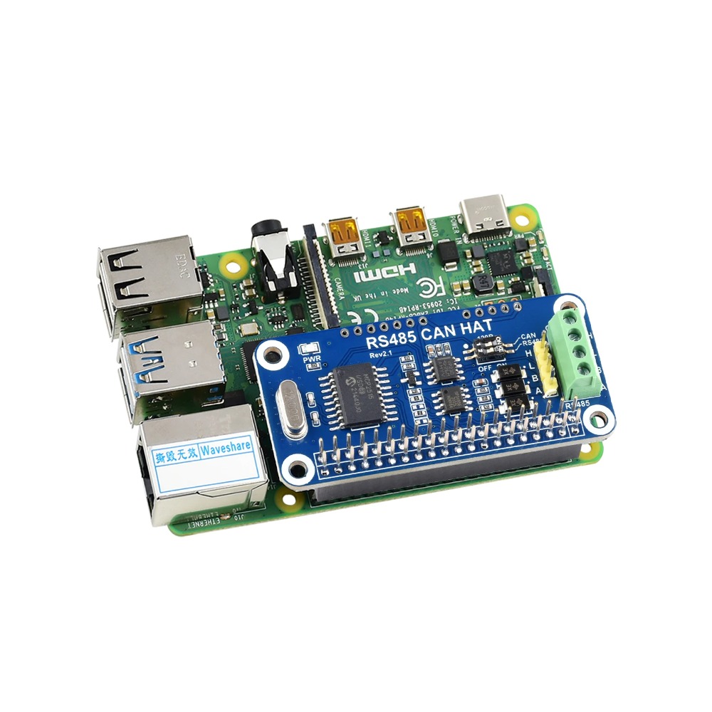 Waveshare RS485 CAN HAT For fo - Raspberry Pi 5 review and price