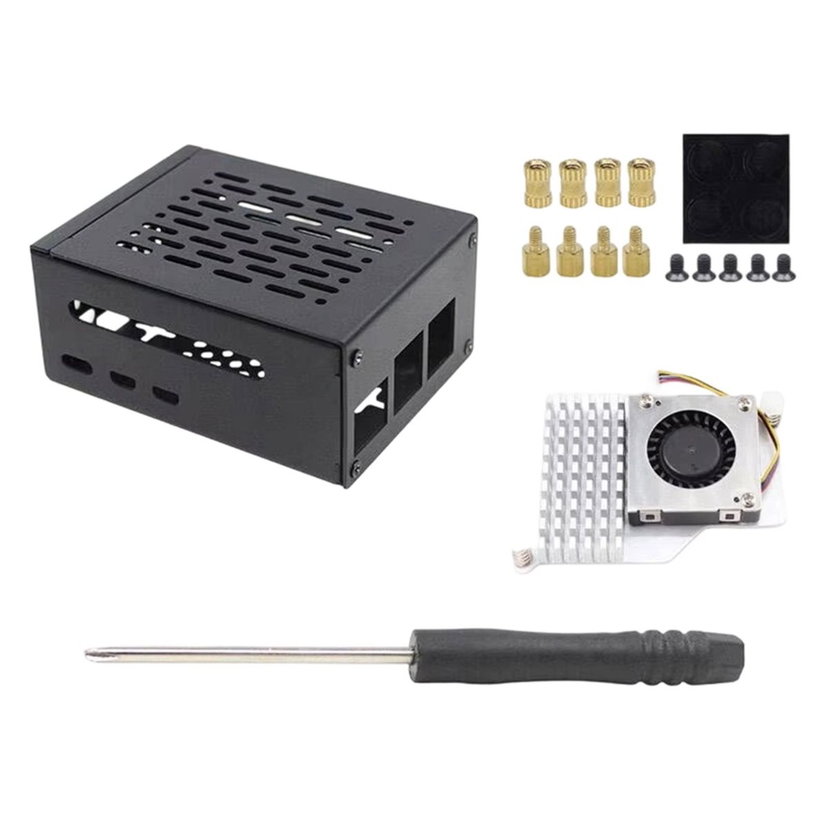HGHO Metal Case with Cooling F - Pi 5 Case review and price