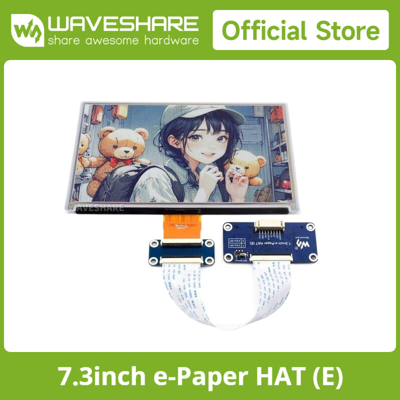 Waveshare 7.3inch 6-Color E-Pa - Pi Power Supply review and price